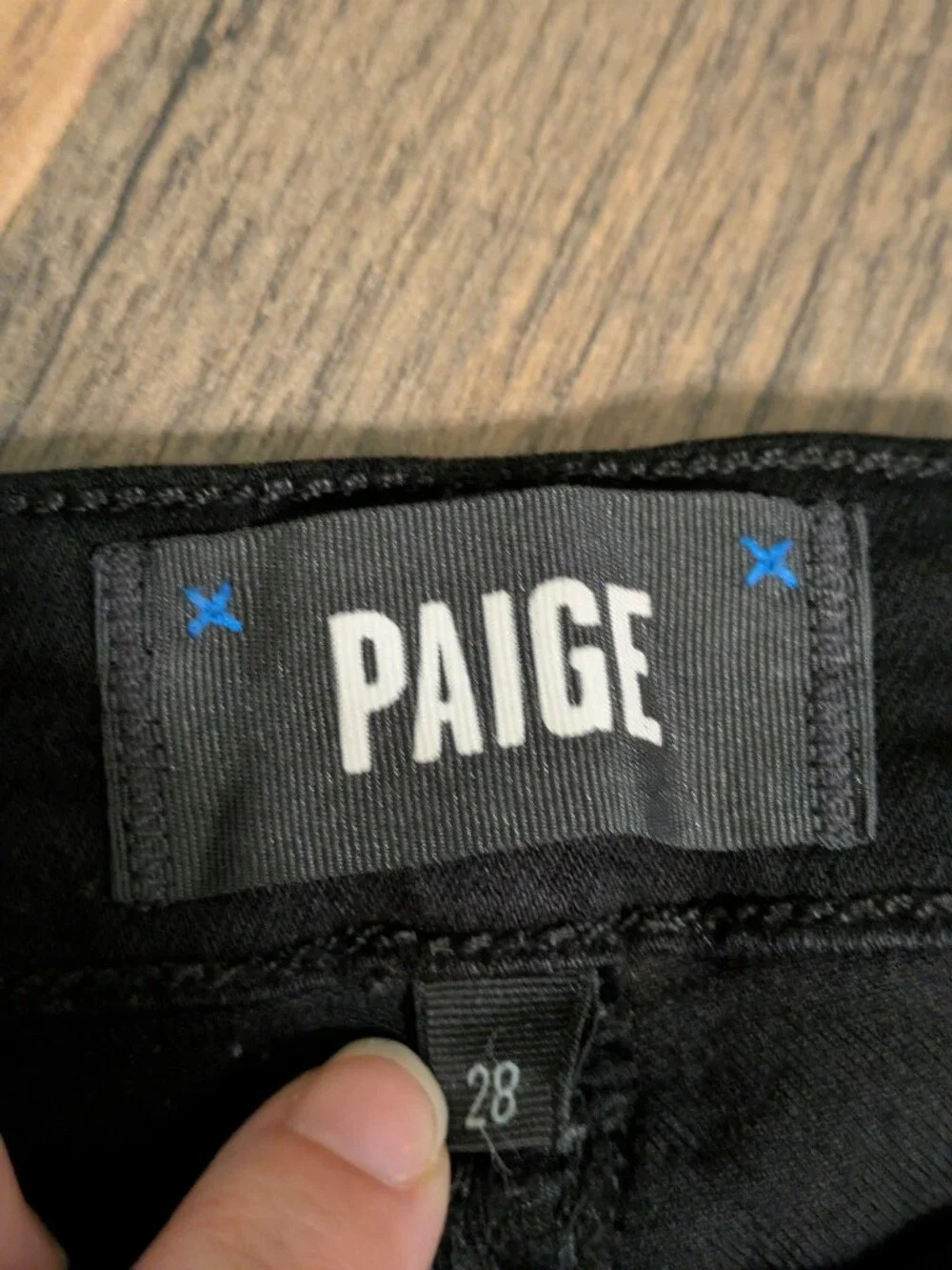 PAIGE Hoxton Ankle Jeans Womens 28 Black Transcend High Rise Slim Skinny NWT